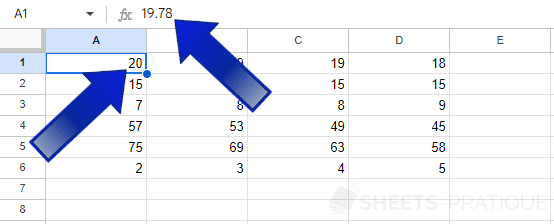 google sheets numbers 0 decimal number format